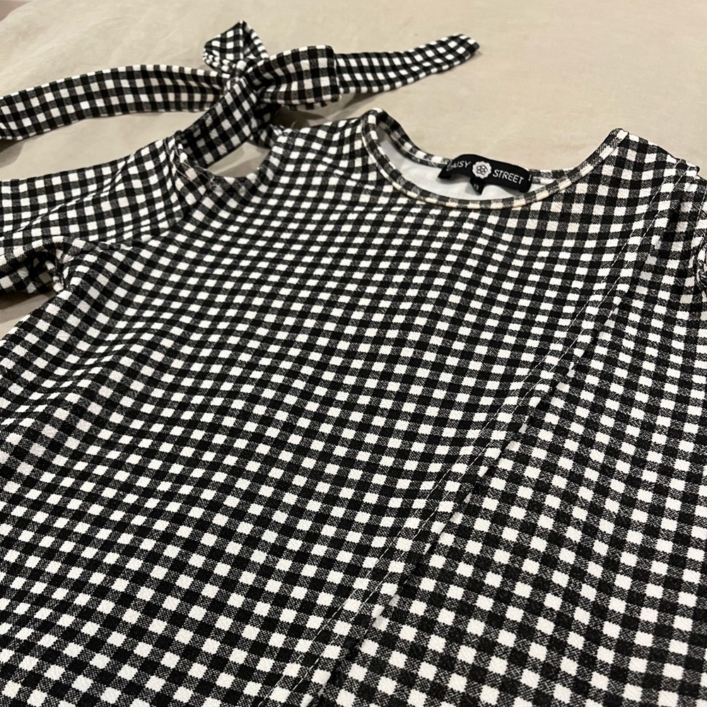 Checkered crop top - Picture 2 of 2
